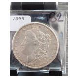 1883 Morgan Dollar, B2, Silver