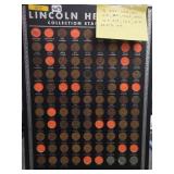 Lincoln Head Cent Collection Starting 1909
