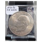 1971-D Eisenhower Dollar, Choice UNC