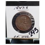1947-S Lincoln Wheat Cent