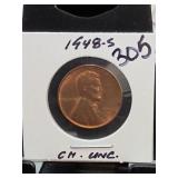 1948-S Lincoln Wheat Cent