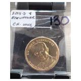2015-D Dwight D. Eisenhower Presidential Dollar