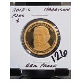 2012-S United States Pres. Dollar, Gem Proof