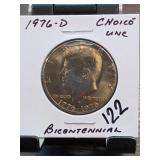 1976-D JFK Half Dollar Choice UNC