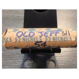 Wrapped Roll Of Old Jefferson Nickels