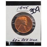 1945 Lincoln Wheat Cent