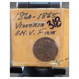 19th C Victoria / Jeton Gaming Token