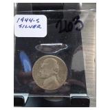1944-S Jefferson Nickel Silver