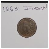 1863 Indian Head Cent