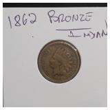 1862 Indian Head Cent