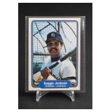 1982 Fleer Reggie Jackson Card