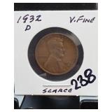 1932-D Lincoln Wheat Cent