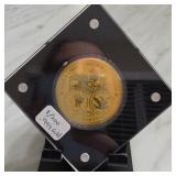 1854 Liberty Head Half Eagle .999 Gold 1/200th Oz