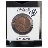 1946-D Lincoln Wheat Cent, 2B1