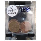 1918-D Lincoln Wheat Cent Group