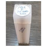 1962-D Lincoln Memorial Cent Roll, UNC