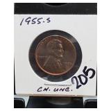 1955-S Lincoln Wheat Cent