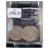 1936-D Buffalo Nickel Collection