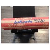 Wheat Cent Roll, 50Â¢ Face Value