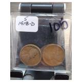 1918-D Lincoln Wheat Cent Collection