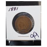 1881 Indian Head Cent