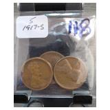 1917-S Lincoln Wheat Cent Collection