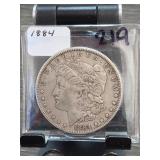 1884 Morgan Dollar, Silver