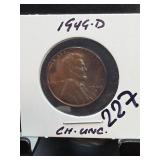 1949-D Lincoln Wheat Cent, Choice UNC