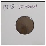 1878 Indian Head Cent