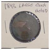 1843 Large Cent