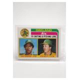 1982 Topps Oakland A