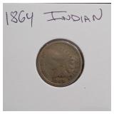 1864 Indian Head Cent