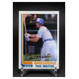 1982 Topps Paul Molitor Card