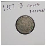 1867 Three-Cent Nickel