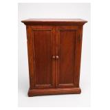 Two-Door Wood Jewelry Cabinet