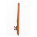 Wooden End-Blown Wind Instrument Flute