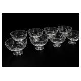 Stemmed Glass Dessert Bowls, 8pc