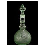 Tiara Sandwich Chantilly Green Decanter & Stopper