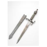 Sharp Dagger With Scabbard