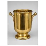 Gold-Tone Handled Ice Bucket