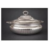 Metal Covered Serving Dish