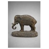 1927 AM Greenblatt Cast Iron Elephant Doorstop