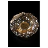 Jeannette Glass Floragold Louisa Marigold Bowl