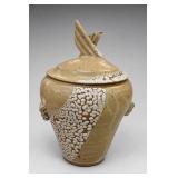 GDS Signed Lidded Pottery Jar
