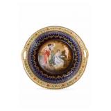 D.F. Regensburg Porcelain Handled Serving Platter