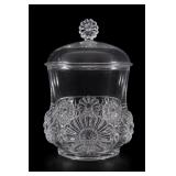 Covered Glass Candy Dish