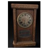 Wood-Cased Mechanical Pendulum Wall Clock
