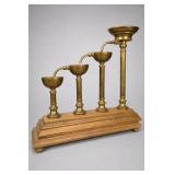Chapman 4-Tier Brass Cascading Tabletop Fountain