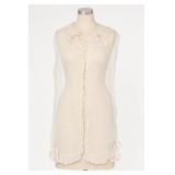 Sheer Mesh Baby Wrap w Satin Bows