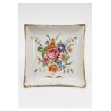 Limoges Porcelain Floral Trinket Dish